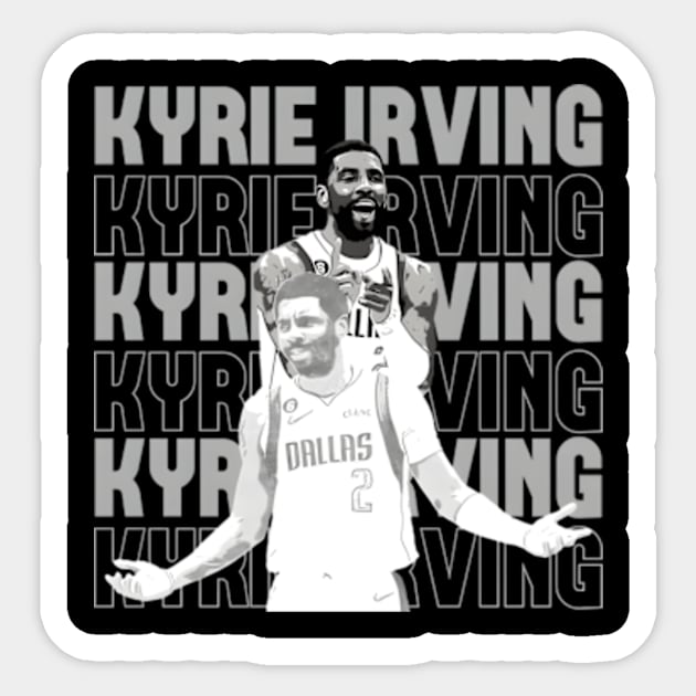 Kyrie Irving Sticker by Lonacrumton